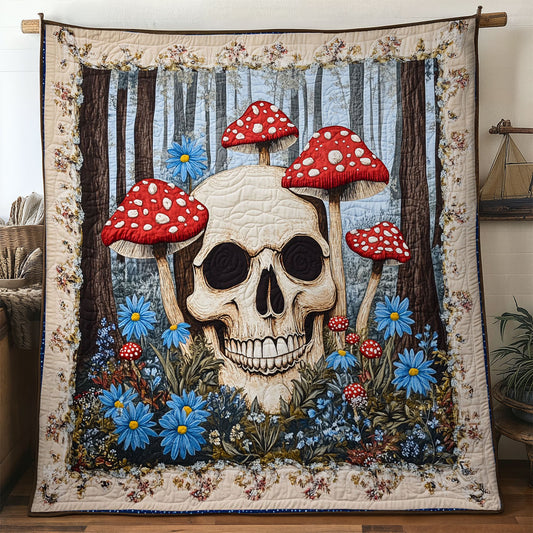 Twilight Skull Bloom WN1607051CL Quilt