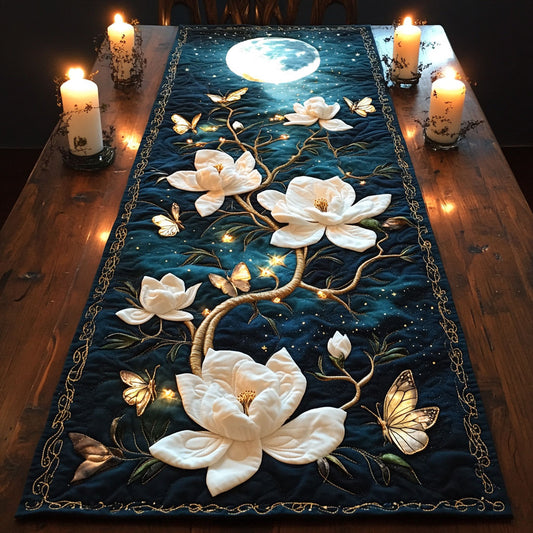 Floral Serenity CM2205037CL Quilted Table Runner