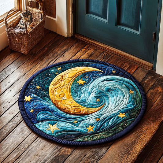 Moon Star WX2605042CL Quilted Round Mat