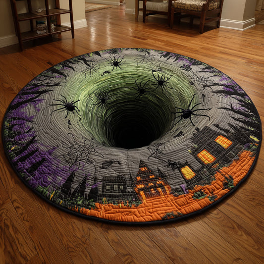 Mystic Spider WN2909041CL Quilted Round Mat