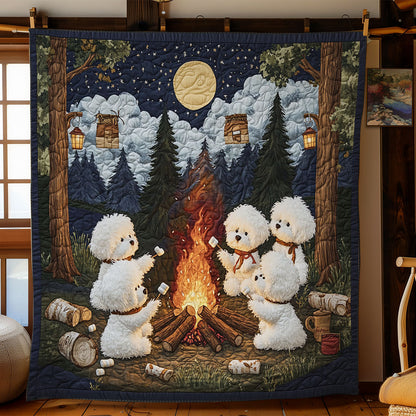 Bichon Frise Adventure WN2306002CL Quilt