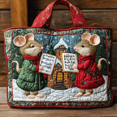 Mouse Carol CW1311022CL Quilted Tote Bag