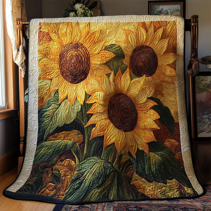 Harvest Sunflower WN1703058CL Quilt