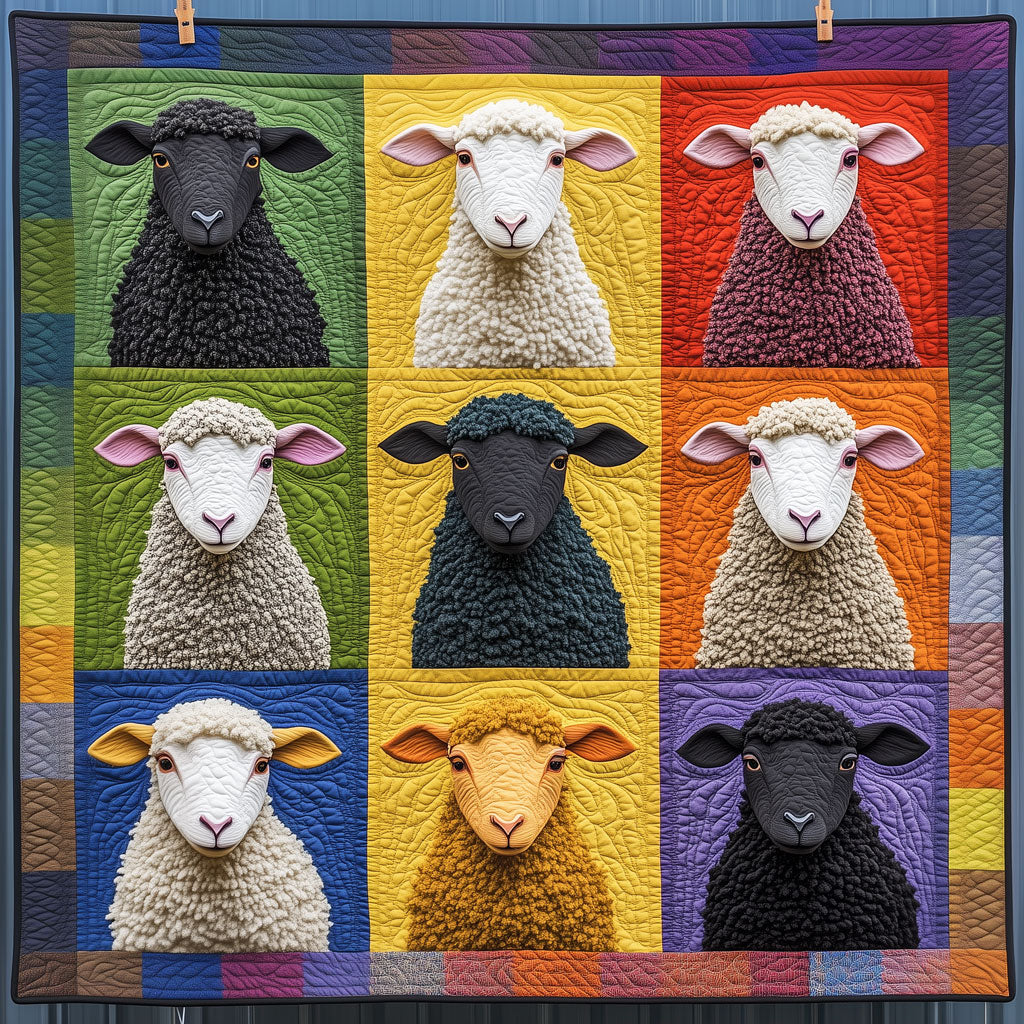 Whimsical Sheep LT1709001CL Quilt