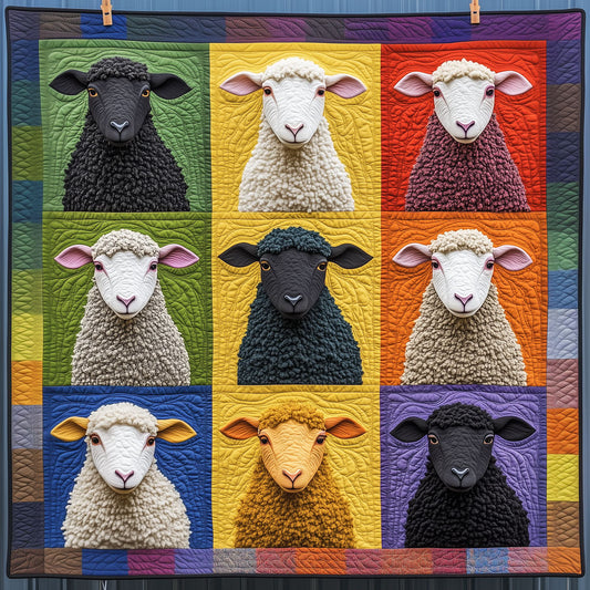 Whimsical Sheep LT1709001CL Quilt