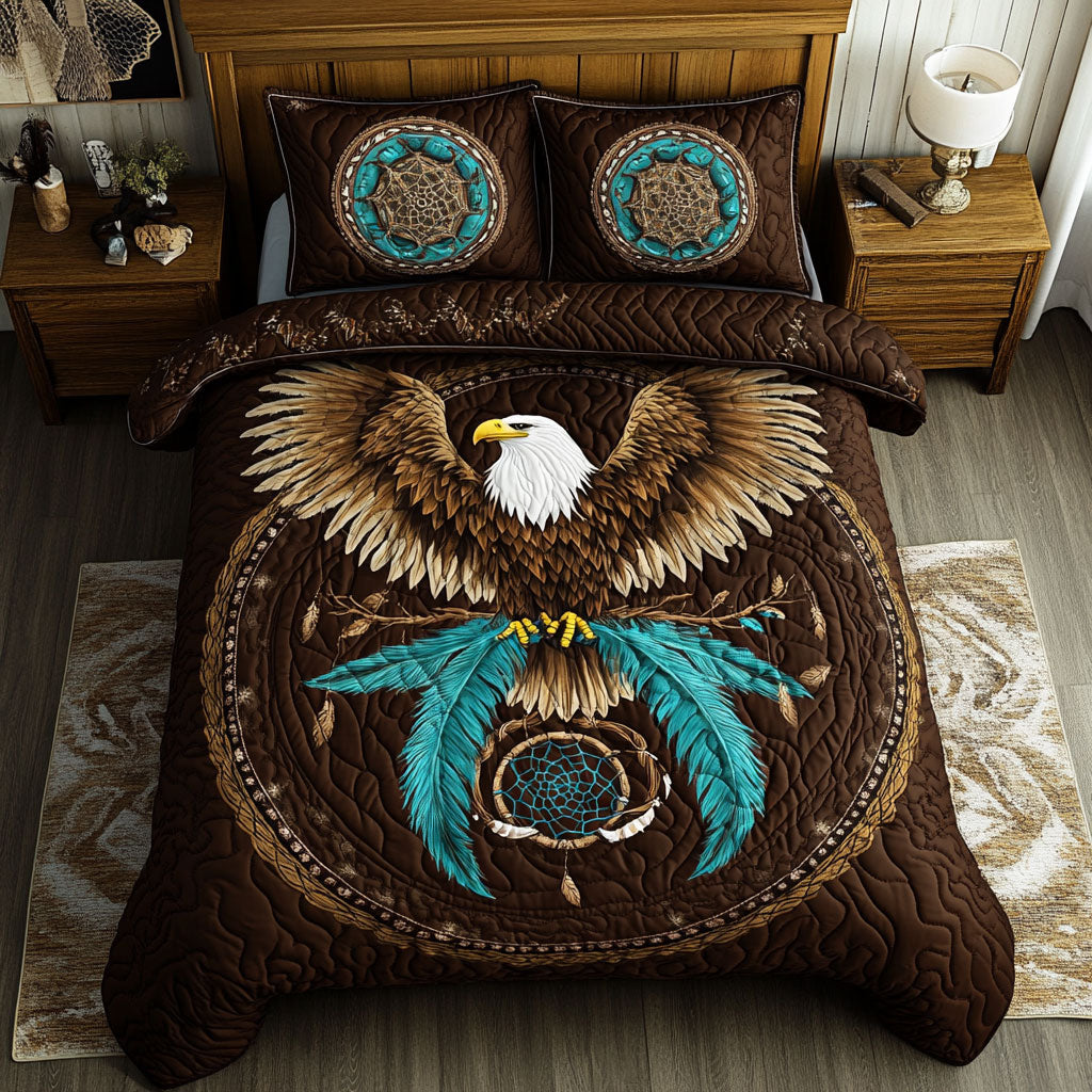 Eagle And Feather Dreamcatcher WY2901037CL Duvet Cover Set