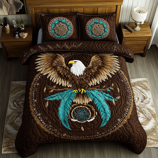 Eagle And Feather Dreamcatcher WY2901037CL Duvet Cover Set