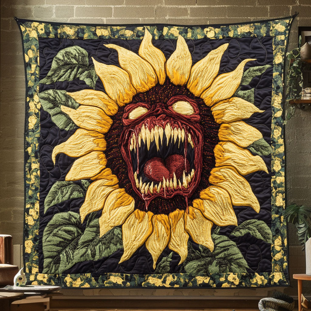 Terrifying Sunflower Roar WN1209041CL Quilt