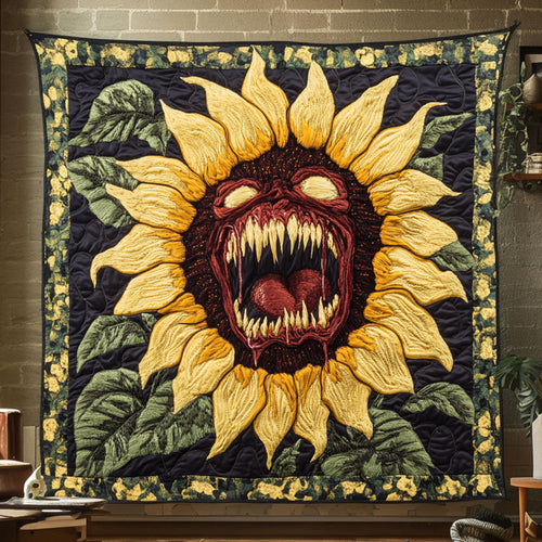 Terrifying Sunflower Roar WN1209041CL Quilt