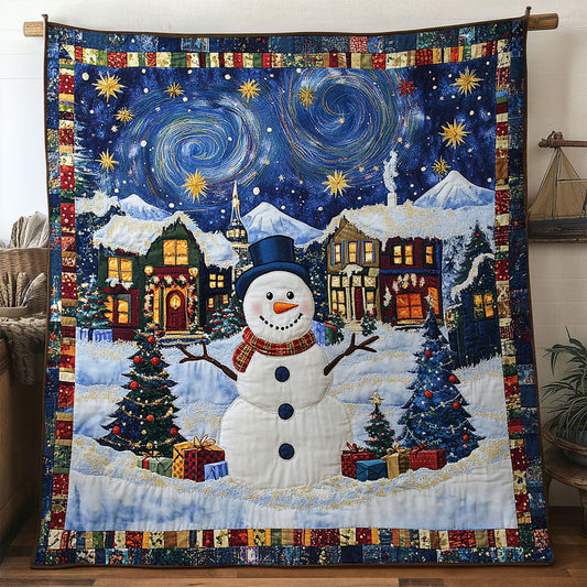 Winter Starry Snowman WN0511122CL Quilt