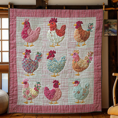 Cute Hen WY1701035CL Quilt