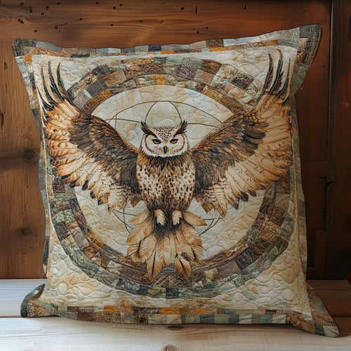 Native Owl WY0502106CL Quilt Pillow Case