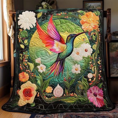 Blooming Hummingbird WJ0701003CL Quilt