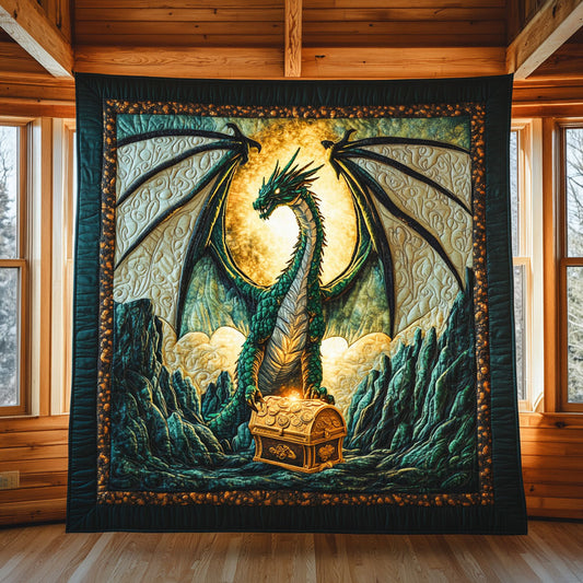 Dragon Emerald Flame CW0310028CL Quilt
