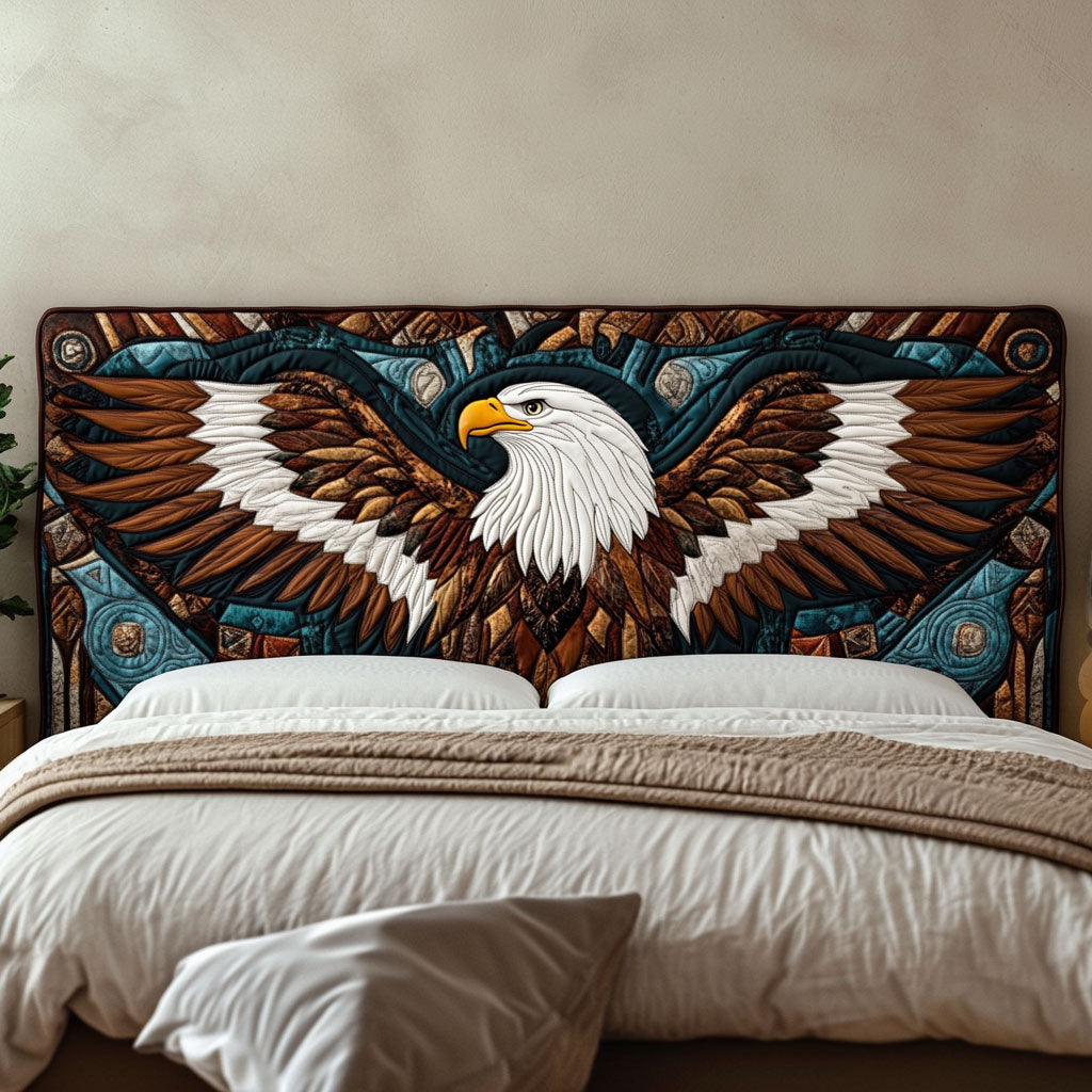 Tribal Eagle KL2312021CL Quilted Headboard Slipcover