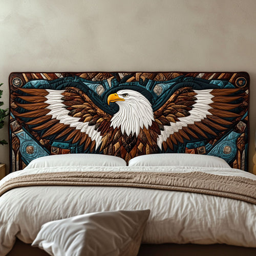 Tribal Eagle KL2312021CL Quilted Headboard Slipcover