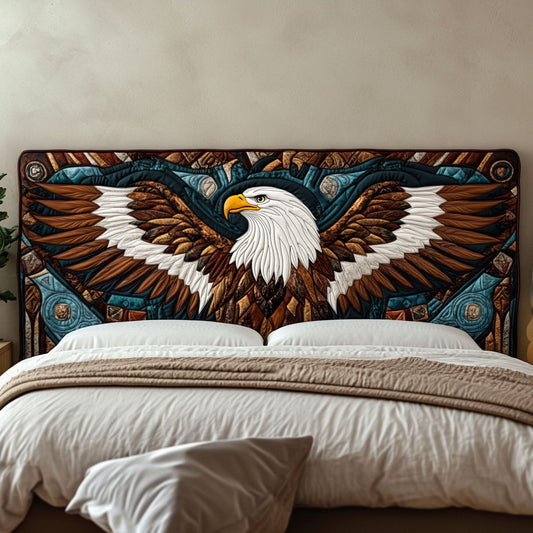 Tribal Eagle KL2312021CL Quilted Headboard Slipcover