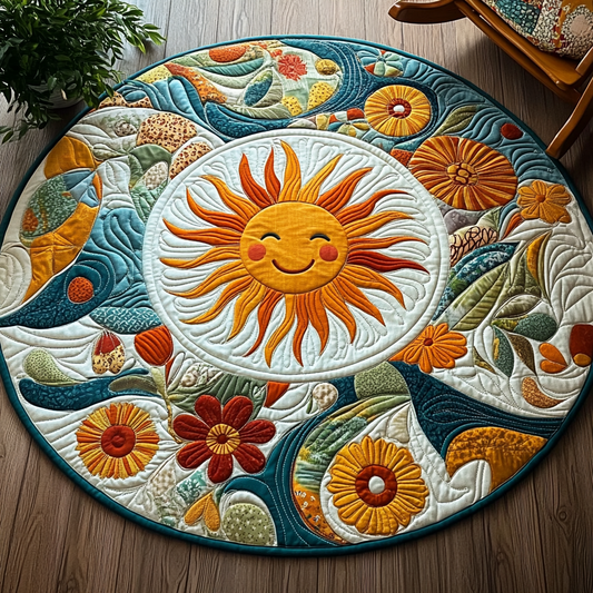 Smiling Sun XR2103004CL Quilted Round Mat