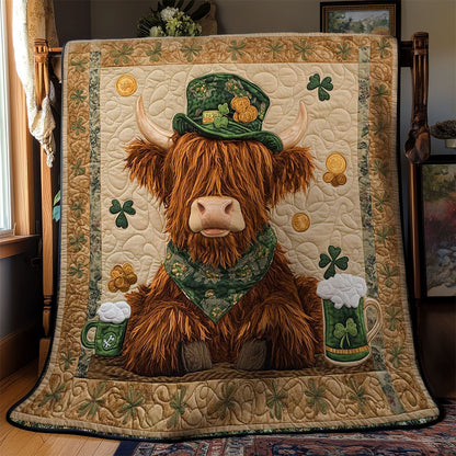 Festive Highland Cow WN2712032CL Quilt