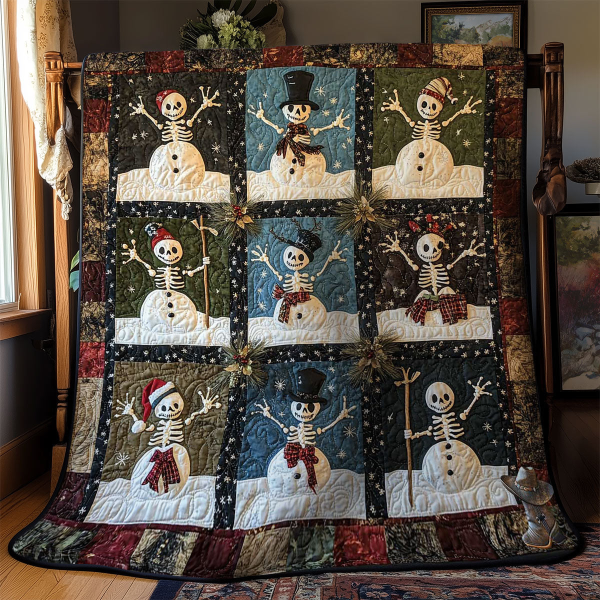 Frozen Frosty Skeleton WN2011101CL Quilt