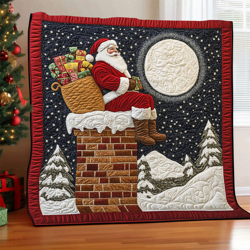 Midnight Gift Santa CW1811062CL Quilt