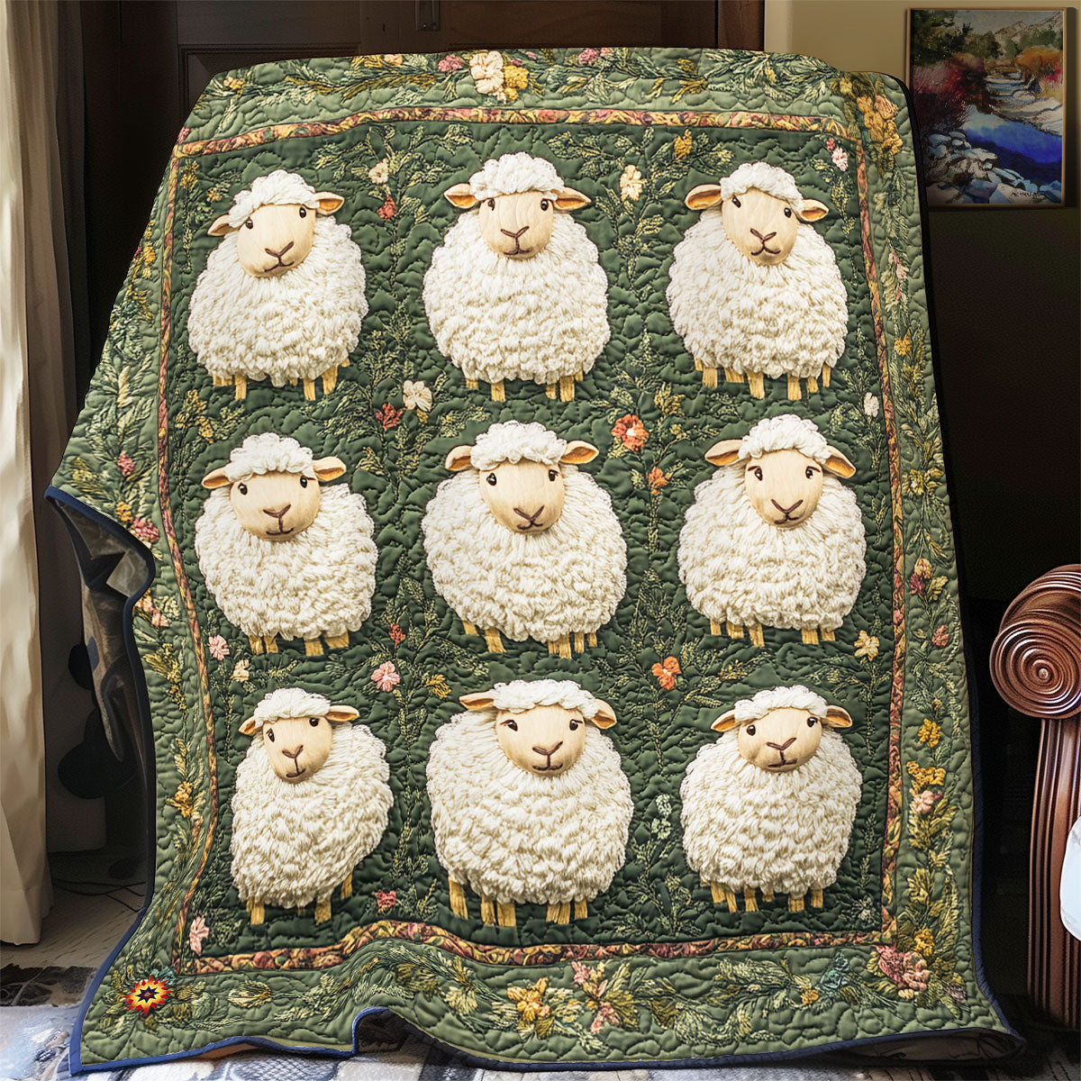 Cozy Sheep  WX2612017CL Quilt