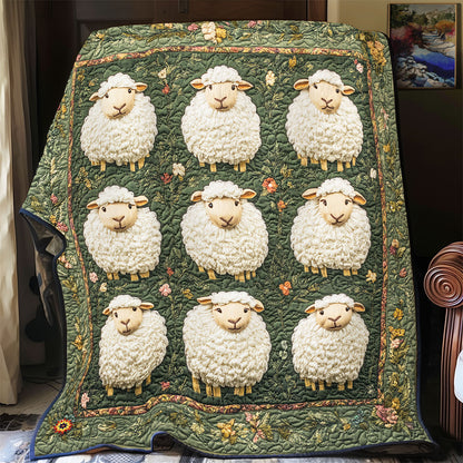 Cozy Sheep  WX2612017CL Quilt
