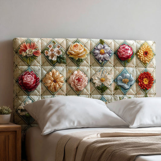 Bloom Quilt CP2412035CL Quilted Headboard Slipcover