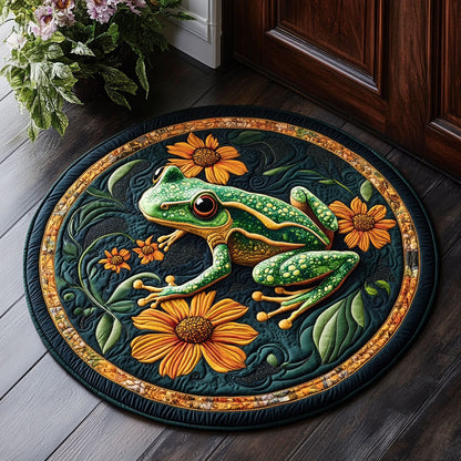 Frog Hug CM3005038CL Quilted Round Mat
