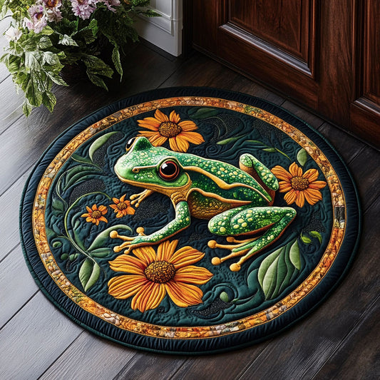 Frog Hug CM3005038CL Quilted Round Mat