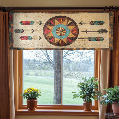 Native Celestial Fire WN1407085CL Quilted Valance