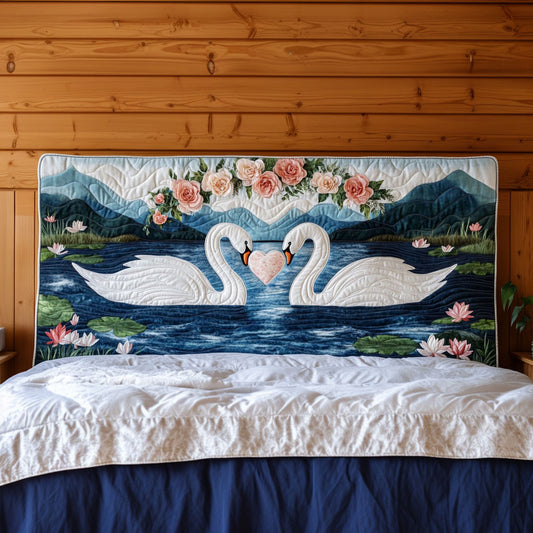 Swan Romance KL2512004CL Quilted Headboard Slipcover