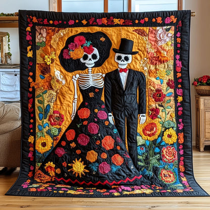 Skull Couple CP2608066CL Quilt