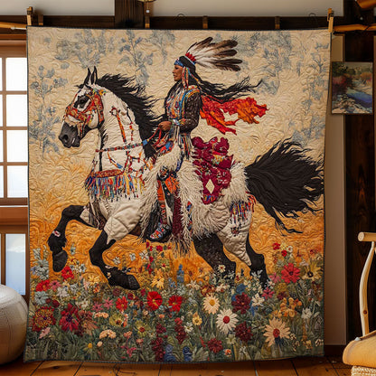 Native American Spirit Rider WN2403083CL Quilt