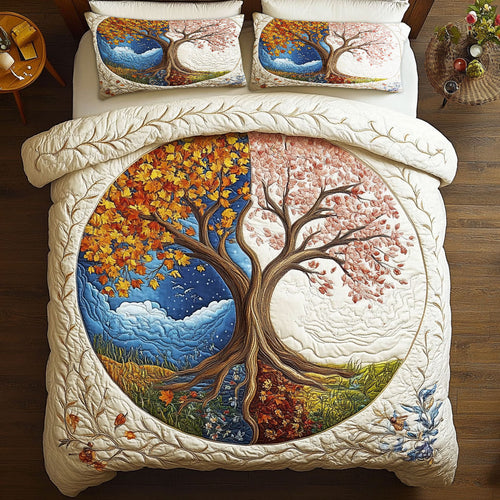 Spring Golden Leaves WY1308091CL Duvet Cover Set