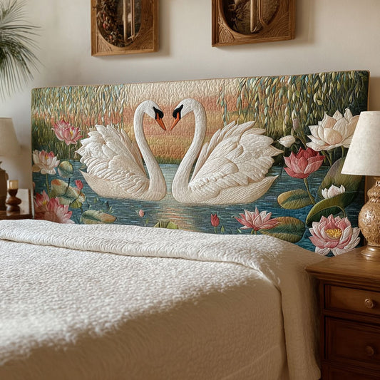 Swan Dream CW0501020CL Quilted Headboard Slipcover