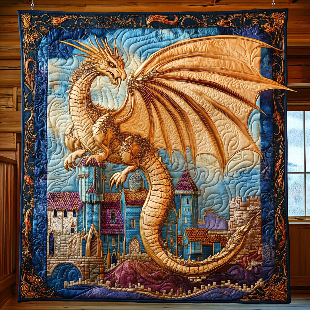 Dragon And Castle CP1507041CL Quilt