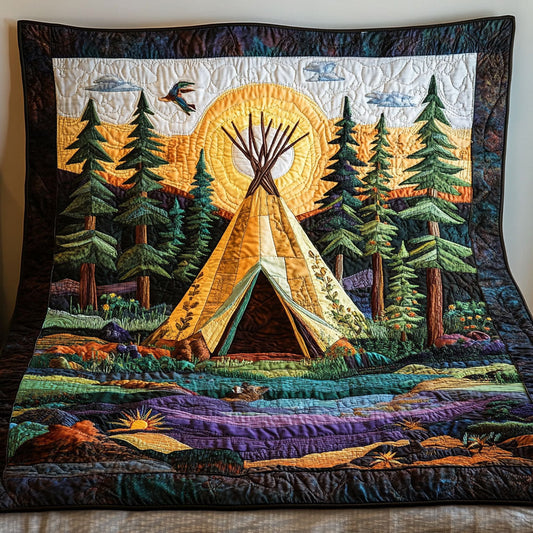 Tepee In The Forest WJ0204004CL Quilt