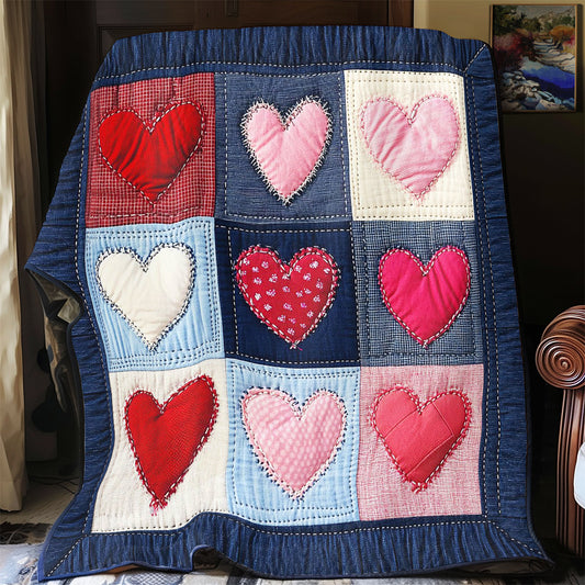 Patchwork Heart CW1501081CL Quilt