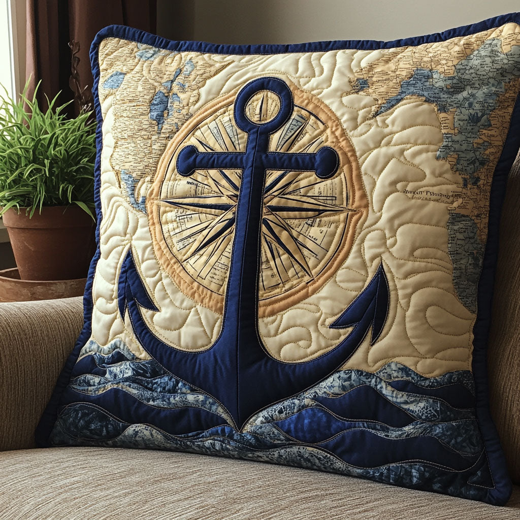 Ocean Anchor CW1405102CL Quilt Pillow Case