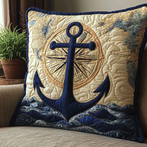 Ocean Anchor CW1405102CL Quilt Pillow Case