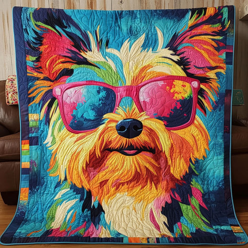 Yorkie Dog Style CW3004106CL Quilt