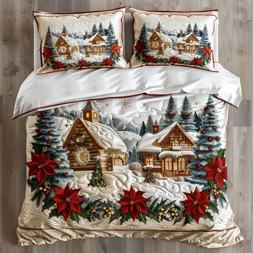 Village Christmas CW2510071CL Duvet Cover Set