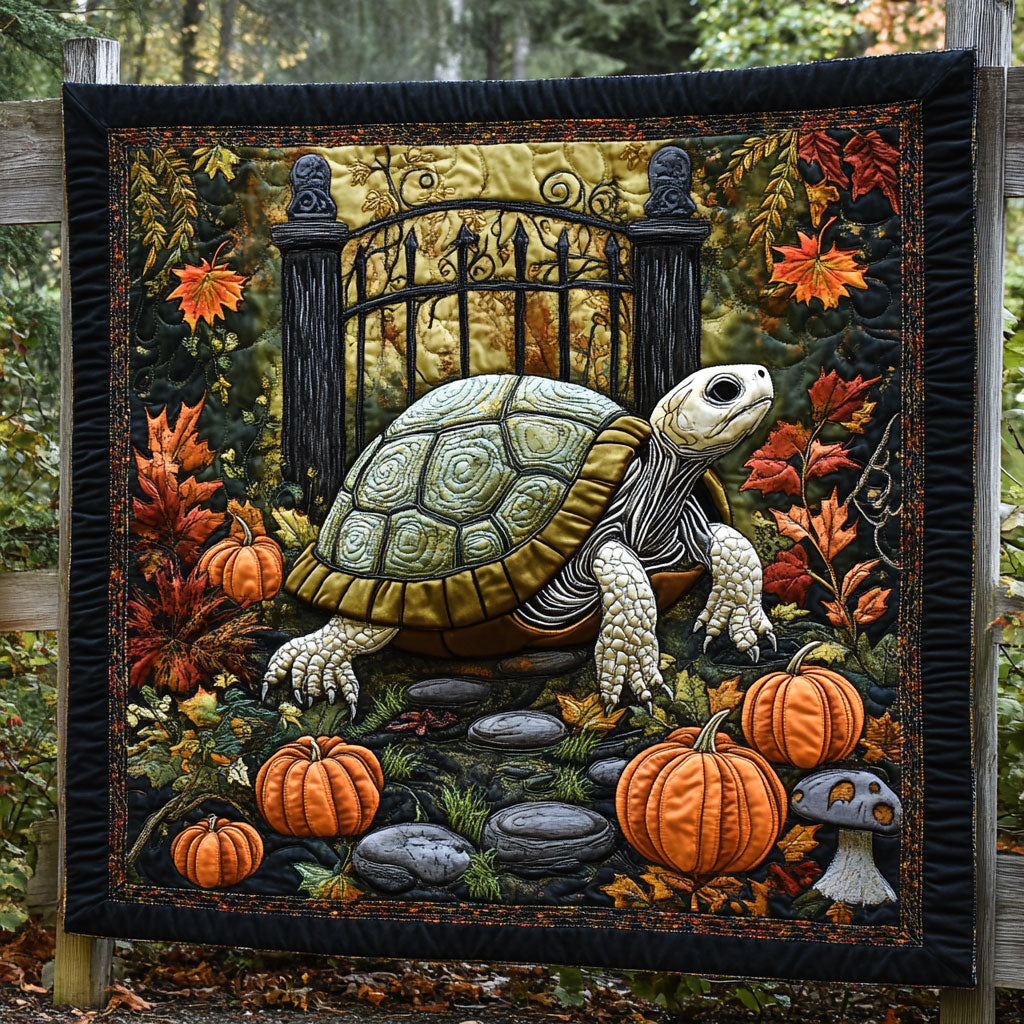 Pumpkin Night Turtle WN2608079CL Quilt