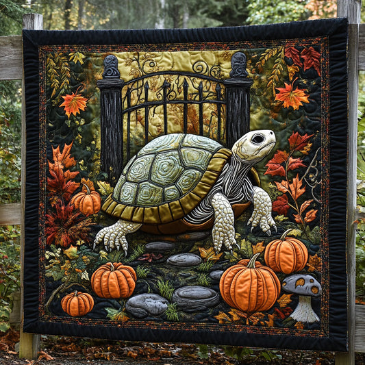 Pumpkin Night Turtle WN2608079CL Quilt