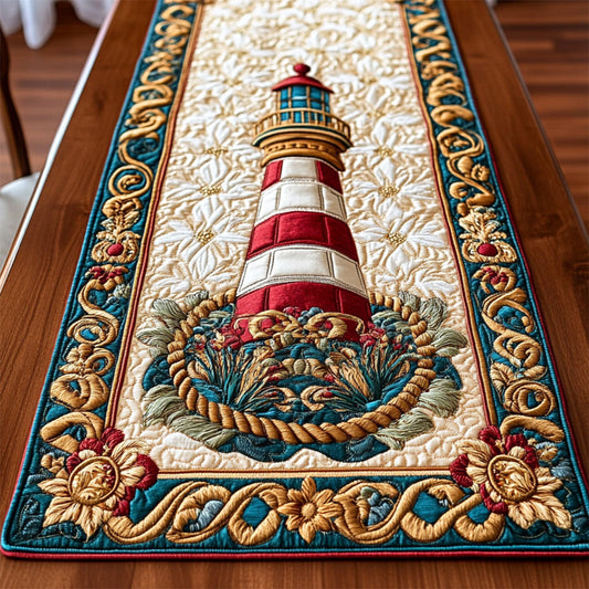 Royal Lighthouse WY2204030CL Quilted Table Runner