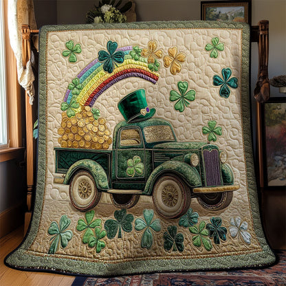 Shamrock Green Truck WN2712017CL Quilt