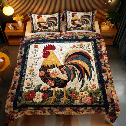 Vintage Chicken WJ0312050CL Duvet Cover Set