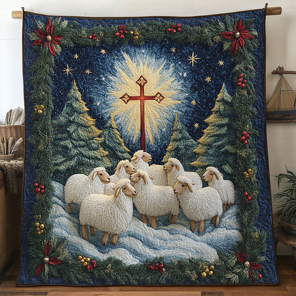 Cross Of Faith Sheep WN3010018CL Quilt