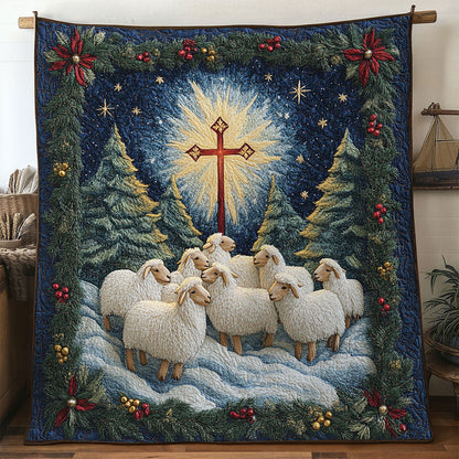 Cross Of Faith Sheep WN3010018CL Quilt